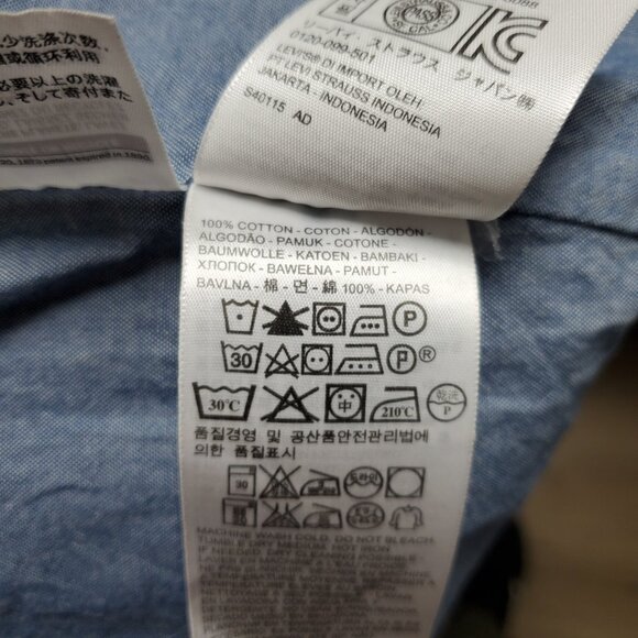 Levis Trucker Chore Jacket Cotton Size Medium - Picture 5 of 6